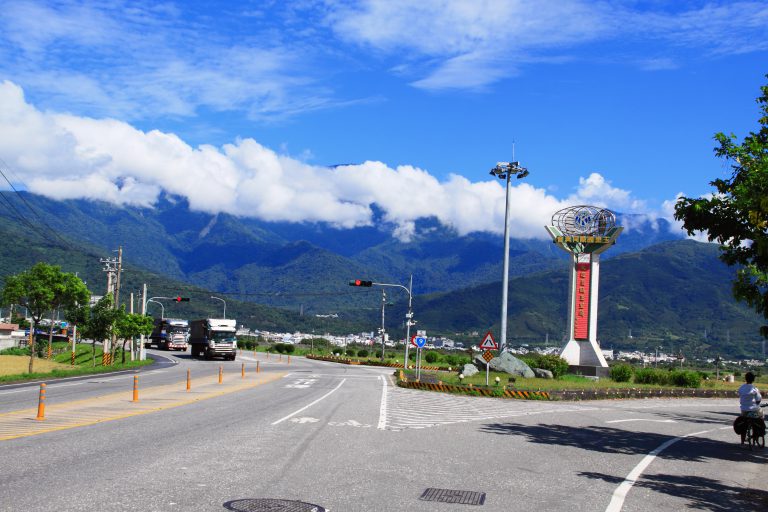 在台灣東部踩單車時,很多時都是這種好天氣