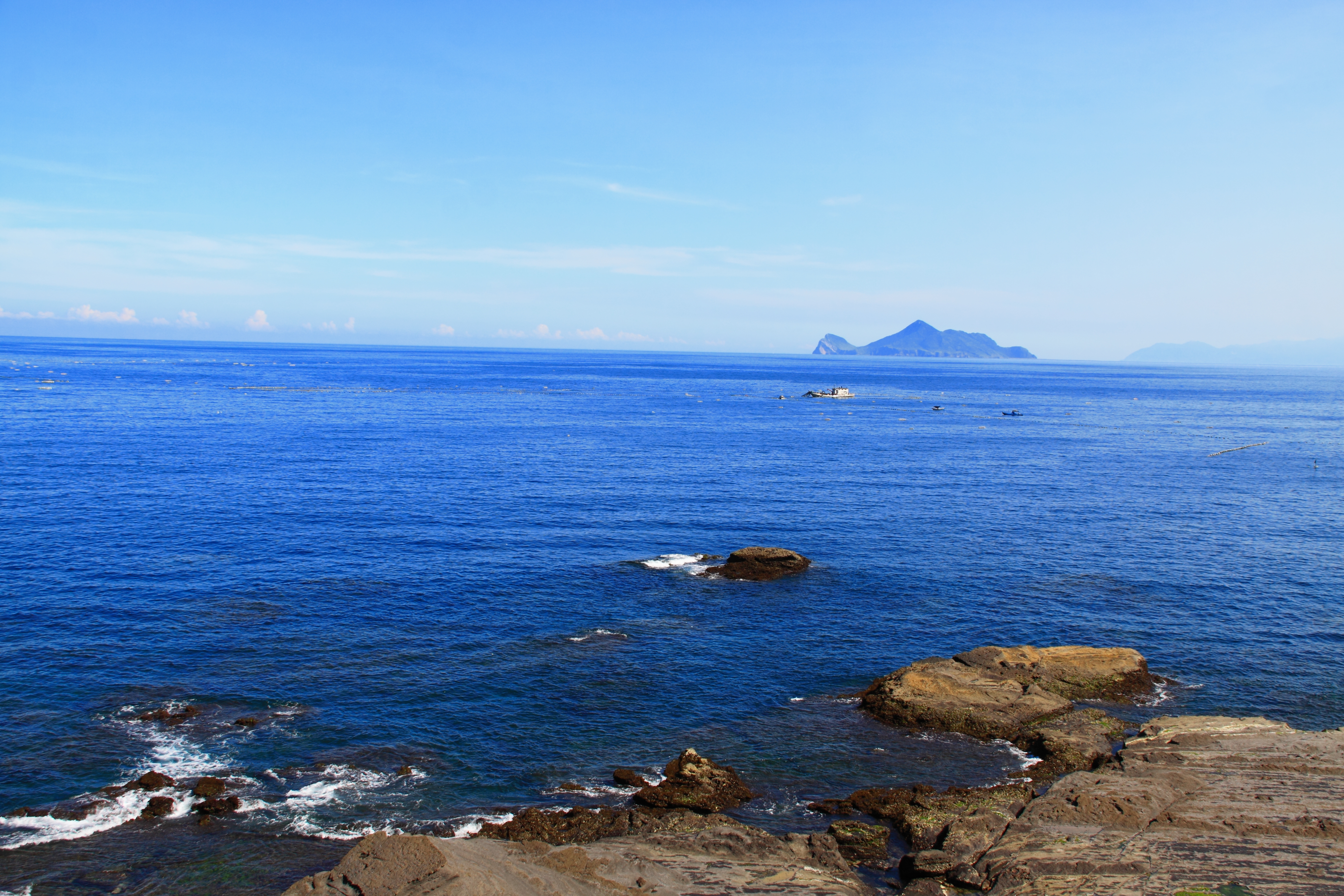 沿著台2線回去台北，沿海風光相當美麗