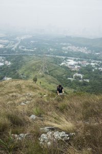 我們就是這樣行行爬爬，一步步登上麒麟山頂