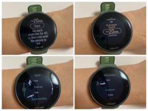 Polar FitSpark 功能，即使每天在家中也可以做體能強身健體