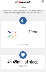 Polar Flow App 能夠記錄睡眠狀態，城市人的睡眠情況都不見得好