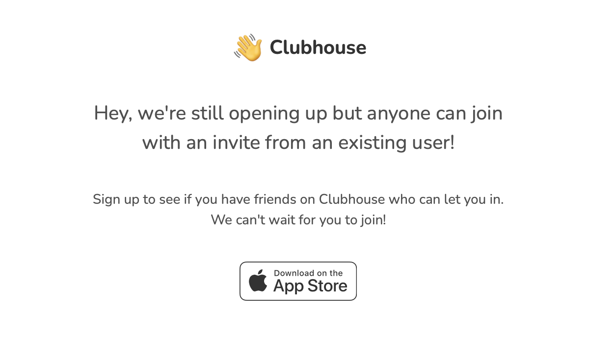 風魔全世界的Social Media App：Clubhouse