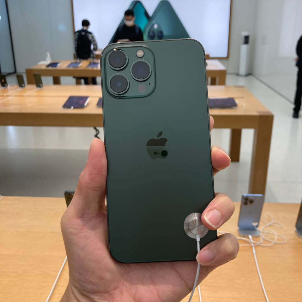 我認為 iPhone 13 Pro 2023 松嶺綠色是最美麗的配色，沒有其他！