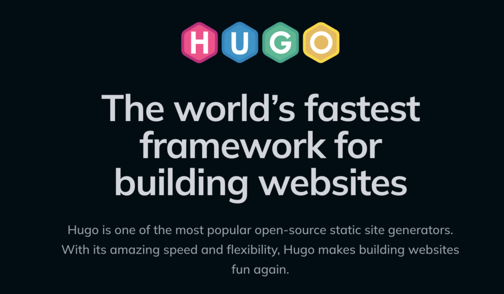使用 Hugo 來建立靜態網站