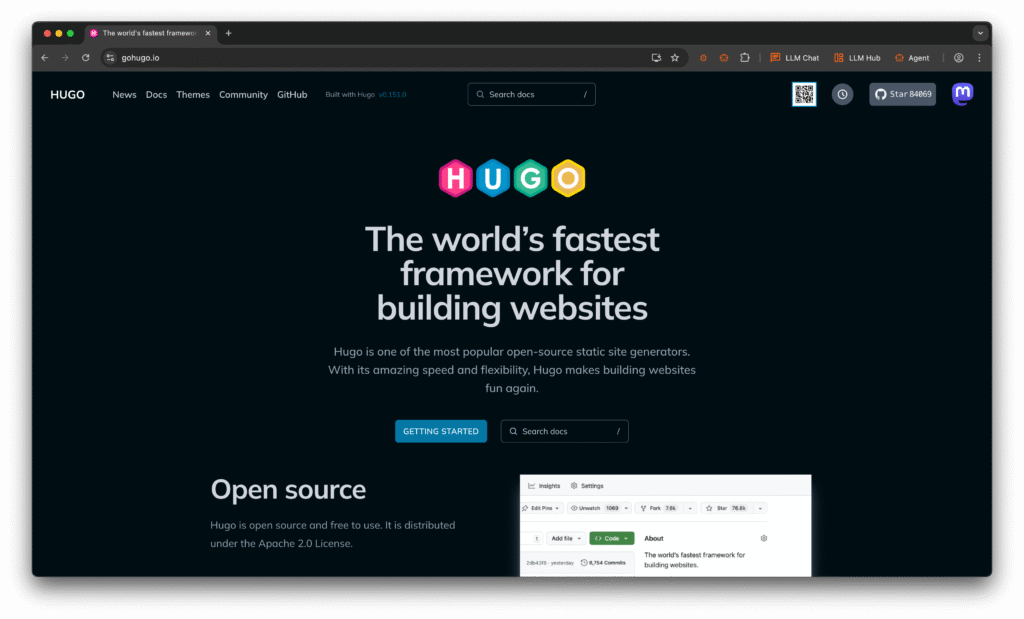 Hugo Website - 快速簡單部署個人網站