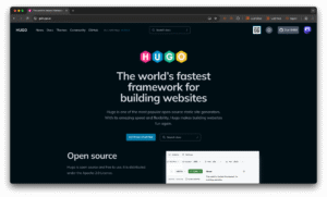 Hugo Website for easy deployment
