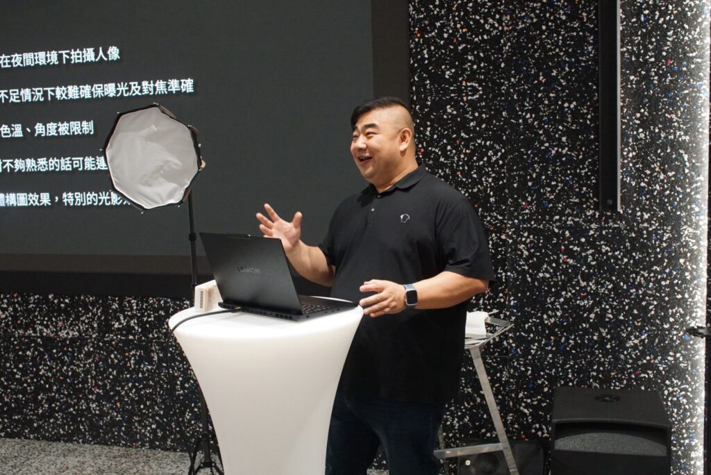 Brian 分享攝影打燈技巧