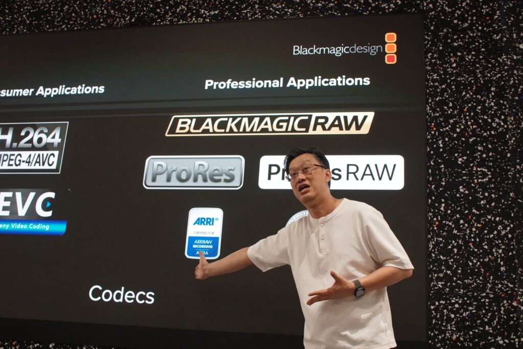 Black Magic 代表 Davy 分享其產品協助專業電影調色