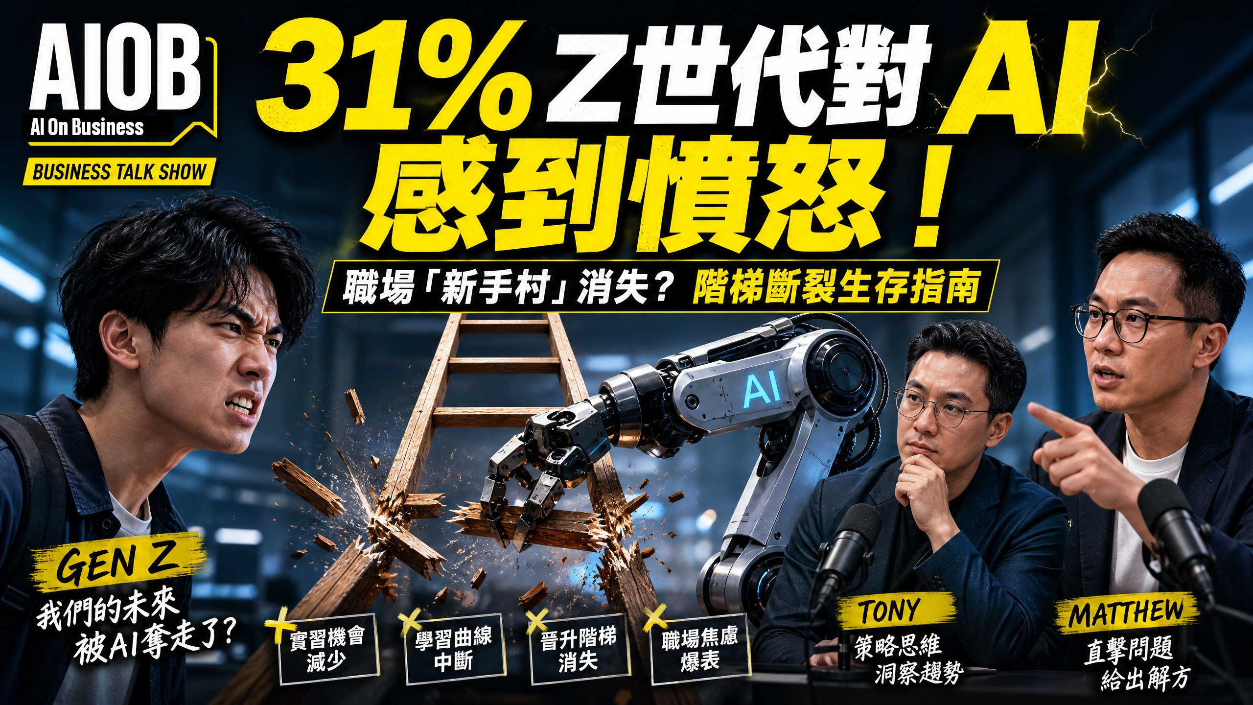 AIOB EP1 CHATGPT IMAGES 2 / GENZ ANGERS ABOUT AI